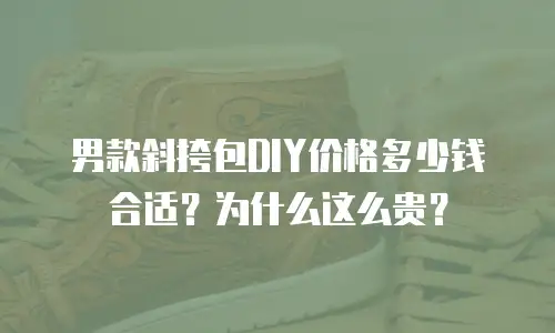 男款斜挎包DIY价格多少钱合适？为什么这么贵？
