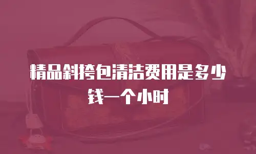 精品斜挎包清洁费用是多少钱一个小时