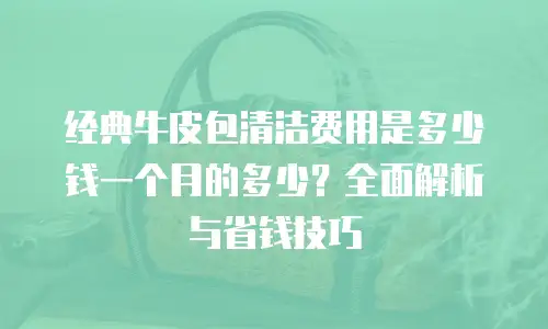经典牛皮包清洁费用是多少钱一个月的多少？全面解析与省钱技巧