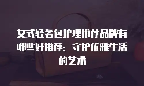 女式轻奢包护理推荐品牌有哪些好推荐：守护优雅生活的艺术