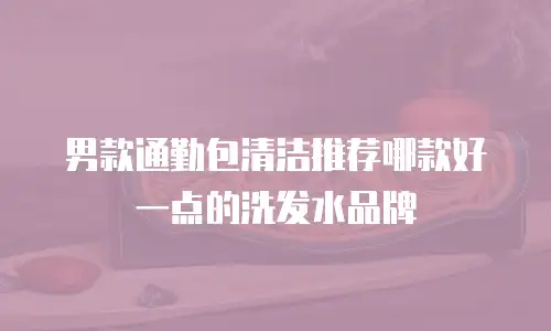 男款通勤包清洁推荐哪款好一点的洗发水品牌
