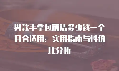 男款手拿包清洁多少钱一个月合适用：实用指南与性价比分析