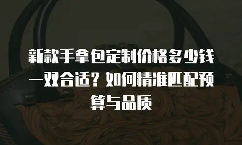 新款手拿包定制价格多少钱一双合适？如何精准匹配预算与品质