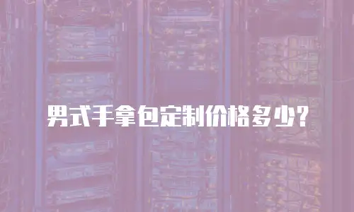 男式手拿包定制价格多少？