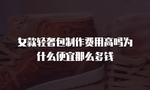 女款轻奢包制作费用高吗为什么便宜那么多钱