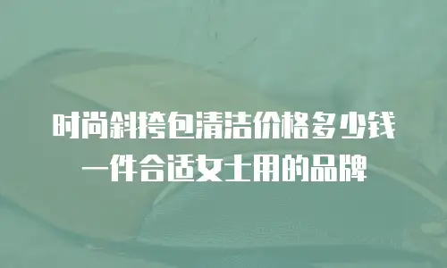 时尚斜挎包清洁价格多少钱一件合适女士用的品牌