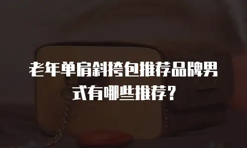 老年单肩斜挎包推荐品牌男式有哪些推荐？