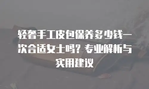 轻奢手工皮包保养多少钱一次合适女士吗？专业解析与实用建议
