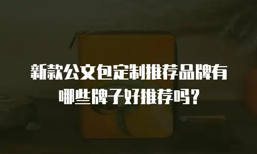 新款公文包定制推荐品牌有哪些牌子好推荐吗？