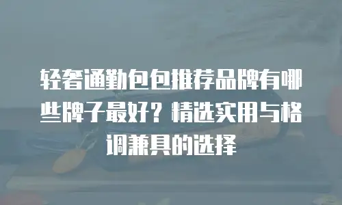 轻奢通勤包包推荐品牌有哪些牌子最好？精选实用与格调兼具的选择