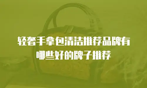 轻奢手拿包清洁推荐品牌有哪些好的牌子推荐