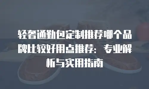 轻奢通勤包定制推荐哪个品牌比较好用点推荐：专业解析与实用指南