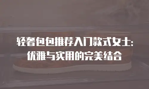 轻奢包包推荐入门款式女士：优雅与实用的完美结合