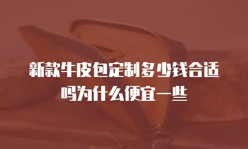 新款牛皮包定制多少钱合适吗为什么便宜一些