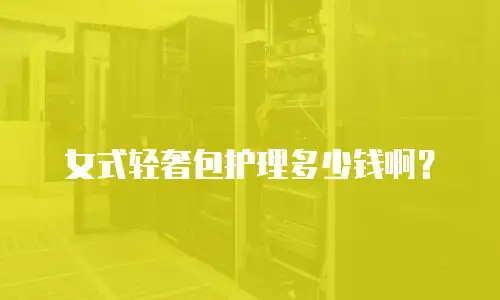 女式轻奢包护理多少钱啊？