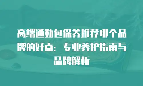 高端通勤包保养推荐哪个品牌的好点：专业养护指南与品牌解析