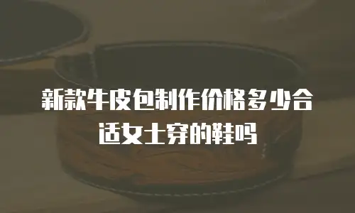 新款牛皮包制作价格多少合适女士穿的鞋吗