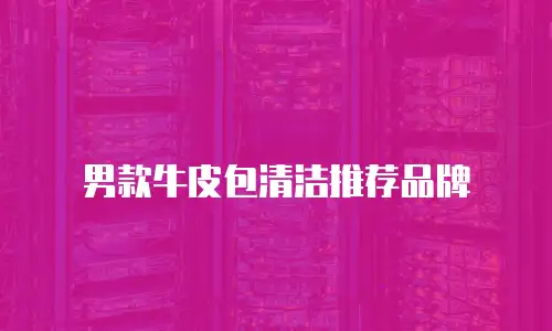 男款牛皮包清洁推荐品牌