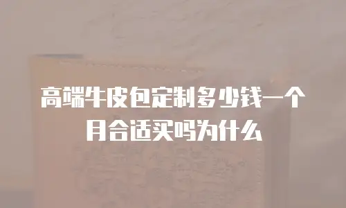 高端牛皮包定制多少钱一个月合适买吗为什么