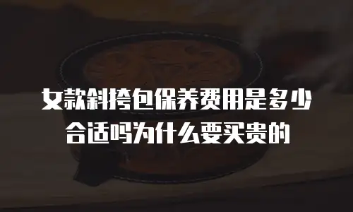 女款斜挎包保养费用是多少合适吗为什么要买贵的