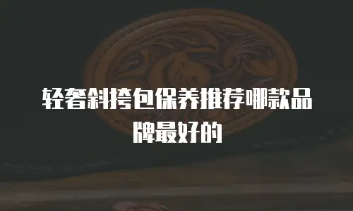轻奢斜挎包保养推荐哪款品牌最好的