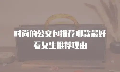 时尚的公文包推荐哪款最好看女生推荐理由
