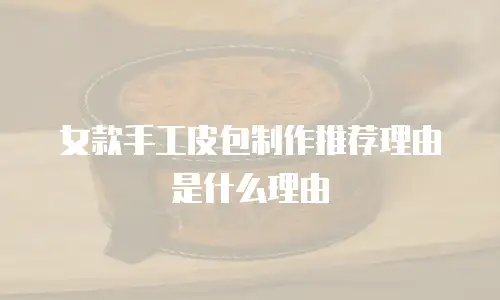 女款手工皮包制作推荐理由是什么理由