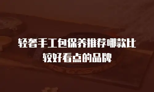 轻奢手工包保养推荐哪款比较好看点的品牌