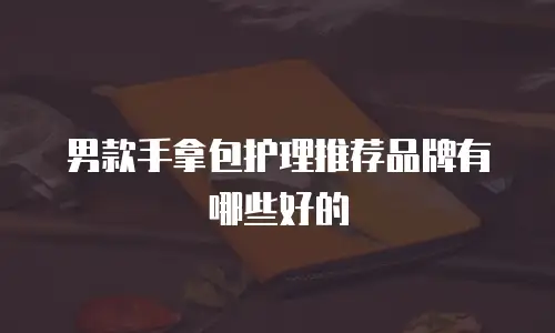 男款手拿包护理推荐品牌有哪些好的