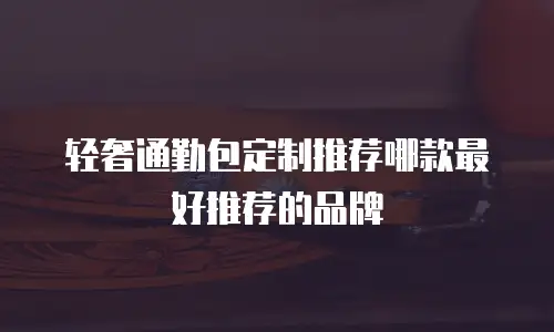 轻奢通勤包定制推荐哪款最好推荐的品牌