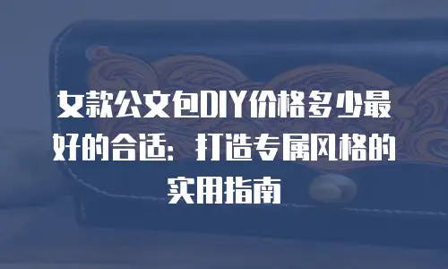 女款公文包DIY价格多少最好的合适：打造专属风格的实用指南