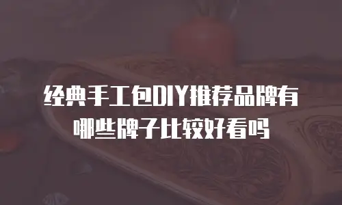 经典手工包DIY推荐品牌有哪些牌子比较好看吗