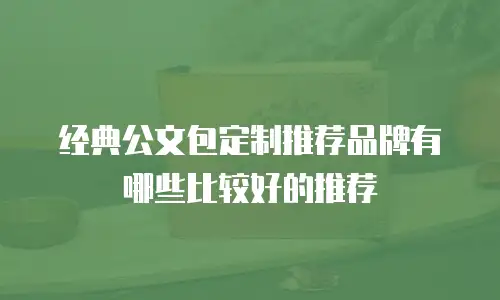 经典公文包定制推荐品牌有哪些比较好的推荐