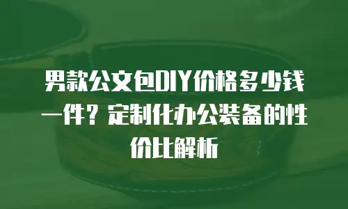 男款公文包DIY价格多少钱一件？定制化办公装备的性价比解析