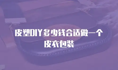 皮塑DIY多少钱合适做一个皮衣包装