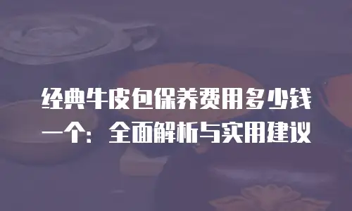 经典牛皮包保养费用多少钱一个：全面解析与实用建议