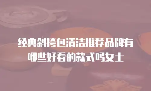经典斜挎包清洁推荐品牌有哪些好看的款式吗女士