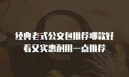 经典老式公文包推荐哪款好看又实惠耐用一点推荐