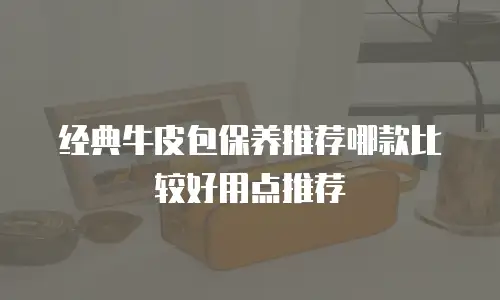 经典牛皮包保养推荐哪款比较好用点推荐