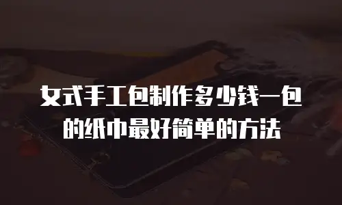 女式手工包制作多少钱一包的纸巾最好简单的方法