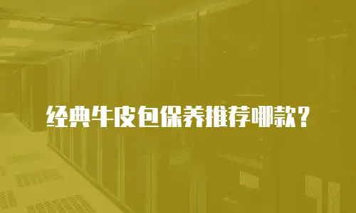 经典牛皮包保养推荐哪款？