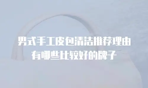 男式手工皮包清洁推荐理由有哪些比较好的牌子
