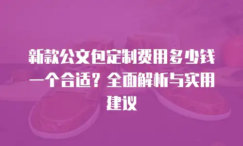 新款公文包定制费用多少钱一个合适？全面解析与实用建议