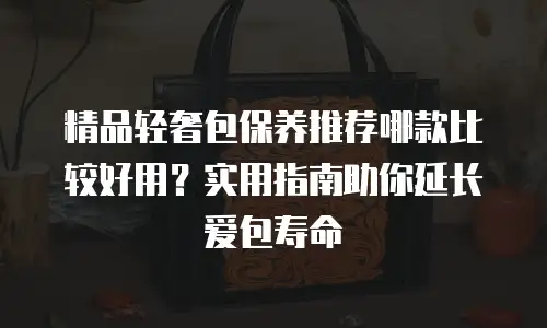 精品轻奢包保养推荐哪款比较好用？实用指南助你延长爱包寿命