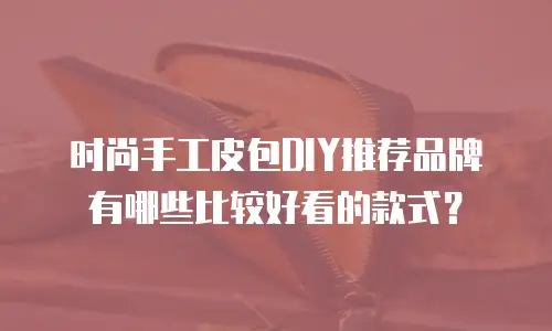 时尚手工皮包DIY推荐品牌有哪些比较好看的款式？