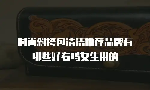 时尚斜挎包清洁推荐品牌有哪些好看吗女生用的