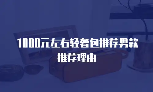1000元左右轻奢包推荐男款推荐理由