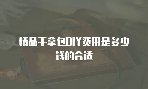 精品手拿包DIY费用是多少钱的合适