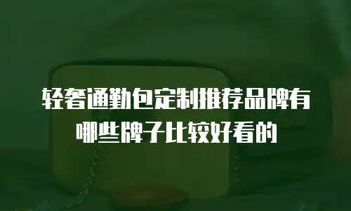 轻奢通勤包定制推荐品牌有哪些牌子比较好看的
