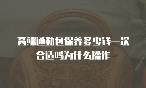 高端通勤包保养多少钱一次合适吗为什么操作